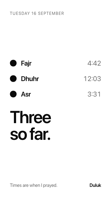 Today, all five of them.
