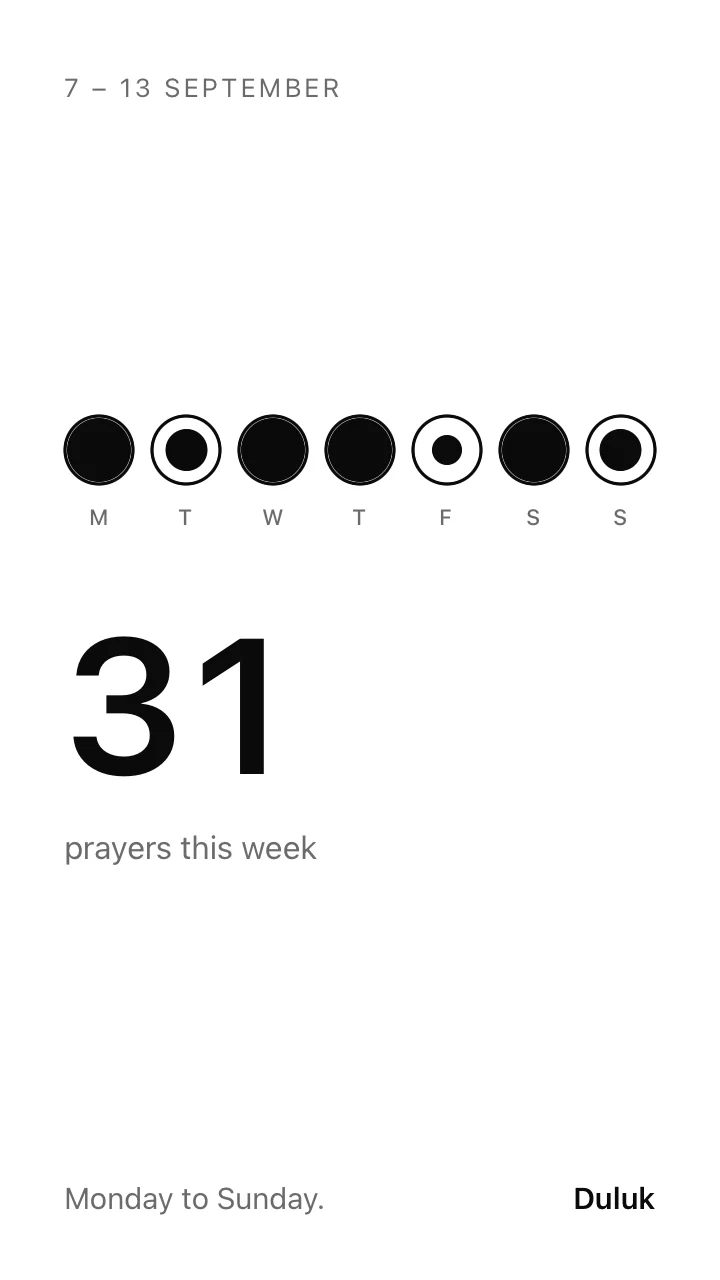 The Week card.